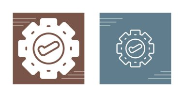 Dişli ağ simgesi, dişli dişli levhası. Seçenekler ana hat biçiminde ayarlanıyor. Vektör illüstrasyonu 