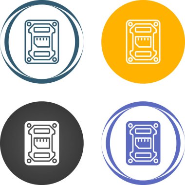 Web siteniz veya mobil uygulamanız için HDD satır simgesi