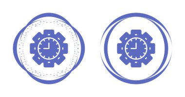 Beyaz arkaplanda izole edilmiş dişli simgeleri