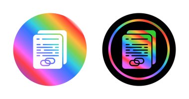 Beyaz arkaplanda izole edilmiş belge dosya simgeleri, vektör illüstrasyonu      