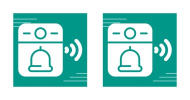 Ses dalgaları yayan alarm simgeleri