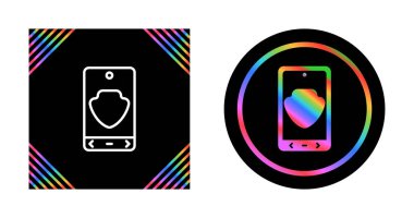 Akıllı telefon simgeleri ayarla, illüstrasyon vektör 