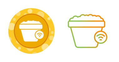 Beyaz arka planda izole edilmiş kahve fincanı simgeleri. vektör.