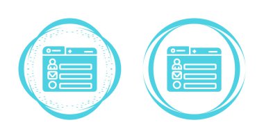 Sosyal medya profil sayfası beyaz arkaplanda olan bilgisayar dizinleri 