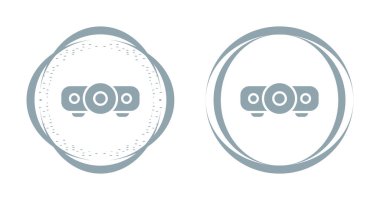 projektör ikon vektör illüstrasyon tasarımı