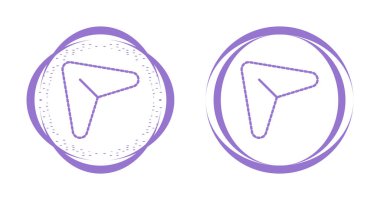 navigasyon noktası simgesi vektör çizimi 