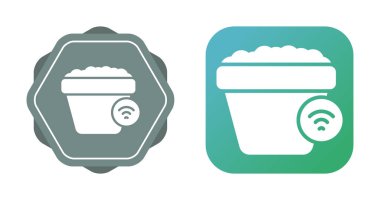 Beyaz arka planda izole edilmiş kahve fincanı simgeleri. vektör.