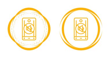 Dilsiz ağ simgesi vektör illüstrasyonu