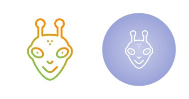  uzaylı vektör ağı simgeleri