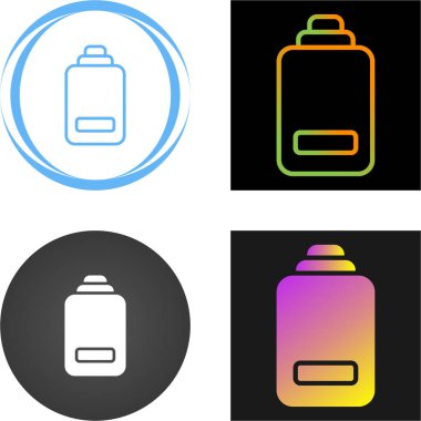 Düşük Batarya Ağı simgeleri seti, basit vektör illüstrasyonu