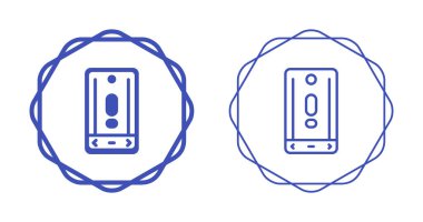 Cep telefonu ikonu vektör illüstrasyonu. Akıllı Telefon Basit İşaret Tasarımı