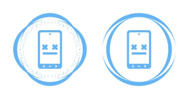 Akıllı telefon simgesine sahip hat akıllı telefonu beyaz arkaplanda izole edildi. Kablosuz ağ sembollü akıllı telefon. Renkli taslak konsepti. vektör