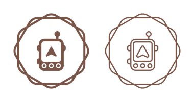 akıllı telefon simgeleri ayarlandı, vektör illüstrasyonu basit tasarım