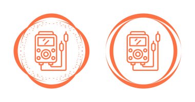 outlet test simgeleri ayarlandı, vektör illüstrasyonu