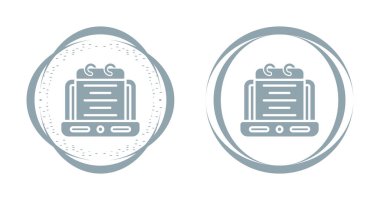 dizüstü bilgisayar simgeleri ayarlandı, vektör illüstrasyonu basit tasarım