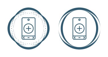 akıllı telefon simgeleri ayarlandı, vektör illüstrasyonu basit tasarım