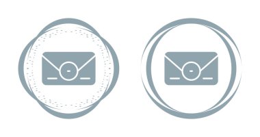 E- posta simgeleri, ileti simgeleri, zarf işaretleri, vektör illüstrasyonu 