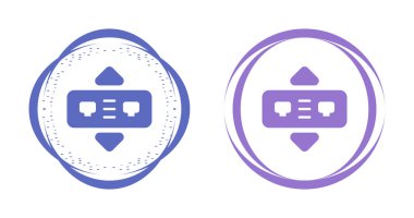 ağ köprüsü ikon vektör çizimi tasarımı