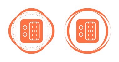 Ağ Eklenmiş Depolama Vektörü Simgeleri Beyaz Arkaplanda tecrit edildi 