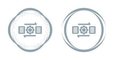 Vites ve kaydırma çubuklarını gösteren iki dairesel simge