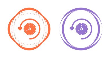 saat, zaman simgeleri vektör illüstrasyonunu ayarlayın 