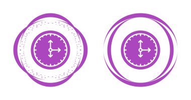 saat, zaman simgesi vektör illüstrasyonu 