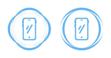 Web sayfası için simgeler, cep telefonlu düz düğmeler 