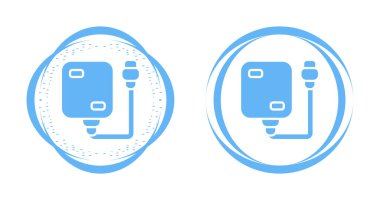 Dairelerin içinde mavi elektrikli araç şarj simgeleri