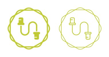 Kablo Etiketleri Vektör Simgeleri Ayarlandı 