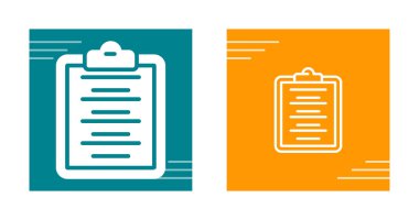 Kontrol listesi modern iş ve finans simgelerinin vektör çizimi    