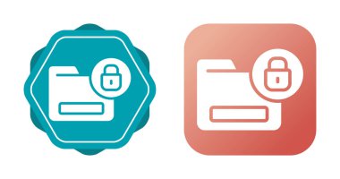 Kilitli Dizin Simgeleri ayarlandı. vektör illüstrasyonu