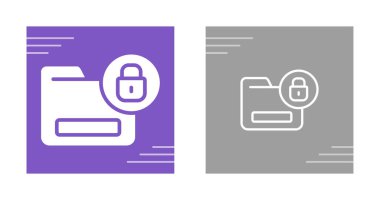 Kilitli Dizin Simgeleri ayarlandı. vektör illüstrasyonu