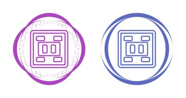 Priz veya soket simgesi vektör çizimi