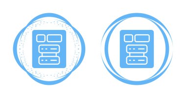 Web sayfası profilli asgari düğmeler 