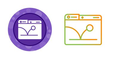 Zıplayan top grafiklerini gösteren renkli web tarayıcı simgeleri