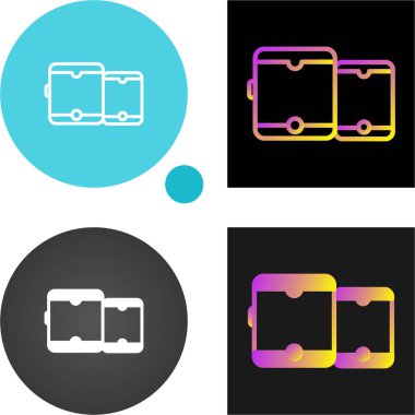 Akıllı telefon web simgesi vektör illüstrasyonlu tablet