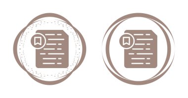 Dijital kullanım için canlı ve renkli bir belge amblemi.