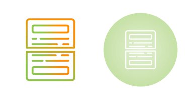 Beyaz arkaplanda yeşil ve turuncu belge simgesi izole edildi. dosya simgesi. Kontrol listesi simgesi. İş konsepti. Vektör illüstrasyonlu daire düğmesi.