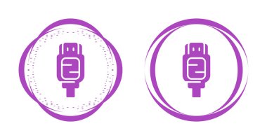 Hdmi Vektör Simgesi Beyaz Arkaplanda izole edildi. Yüksek Kaliteli Düz Stil Modern Görüntü Yüksek Tanımlı Kablo Sembolü