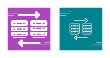 bulut göç simgeleri ayarlandı, vektör illüstrasyon tasarımı