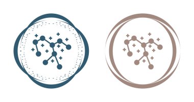 Takımyıldız Web simgesi vektör illüstrasyonu