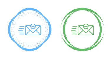 E- posta simgeleri, ileti simgeleri, zarf işaretleri, vektör illüstrasyonu 