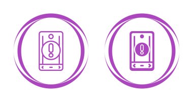 akıllı telefon simgeleri ayarlandı, vektör illüstrasyonu basit tasarım