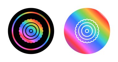 Bisküvi Web simgesi vektör illüstrasyonu 