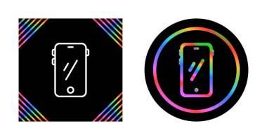 Web sayfası için simgeler, cep telefonlu düz düğmeler 