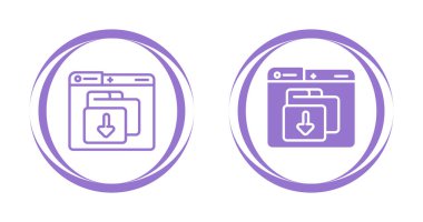 ok simgeleri, güvenlik konsepti, vektör illüstrasyonlu bilgisayar dizinleri   