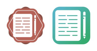 Beyaz arkaplanda izole edilmiş Belge sayfa simgeleri kümesi