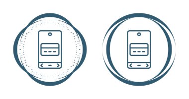 akıllı telefon simgeleri ayarlandı, vektör illüstrasyonu basit tasarım