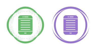  Çalışan ekranlar web simgelerine sahip basit akıllı telefonlar