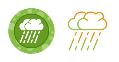 Beyaz arkaplanda izole edilmiş bulut simgeleri. vektör illüstrasyonu